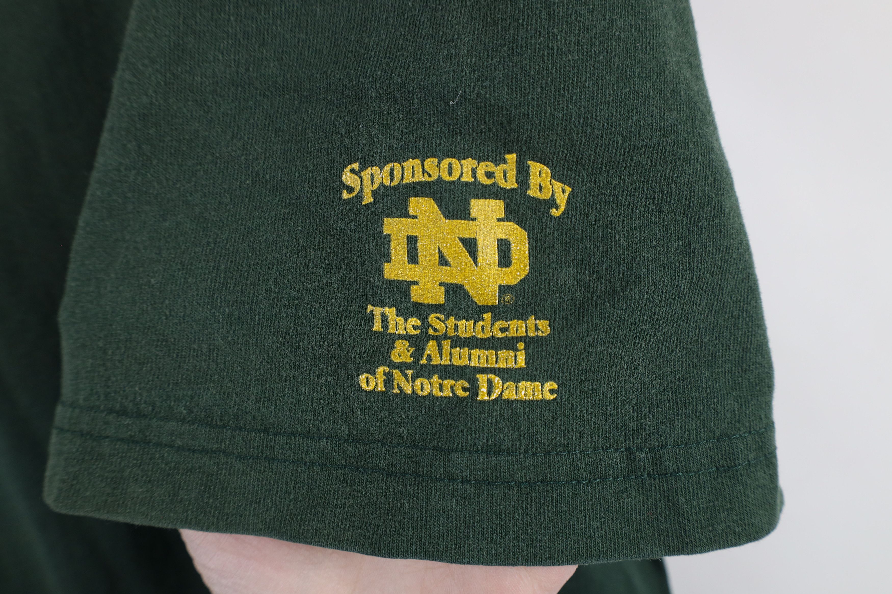 Vintage Vintage Y2K 2000 Dame University Football T-Shirt Green Size US XL / EU 56 / 4 - 4 Thumbnail
