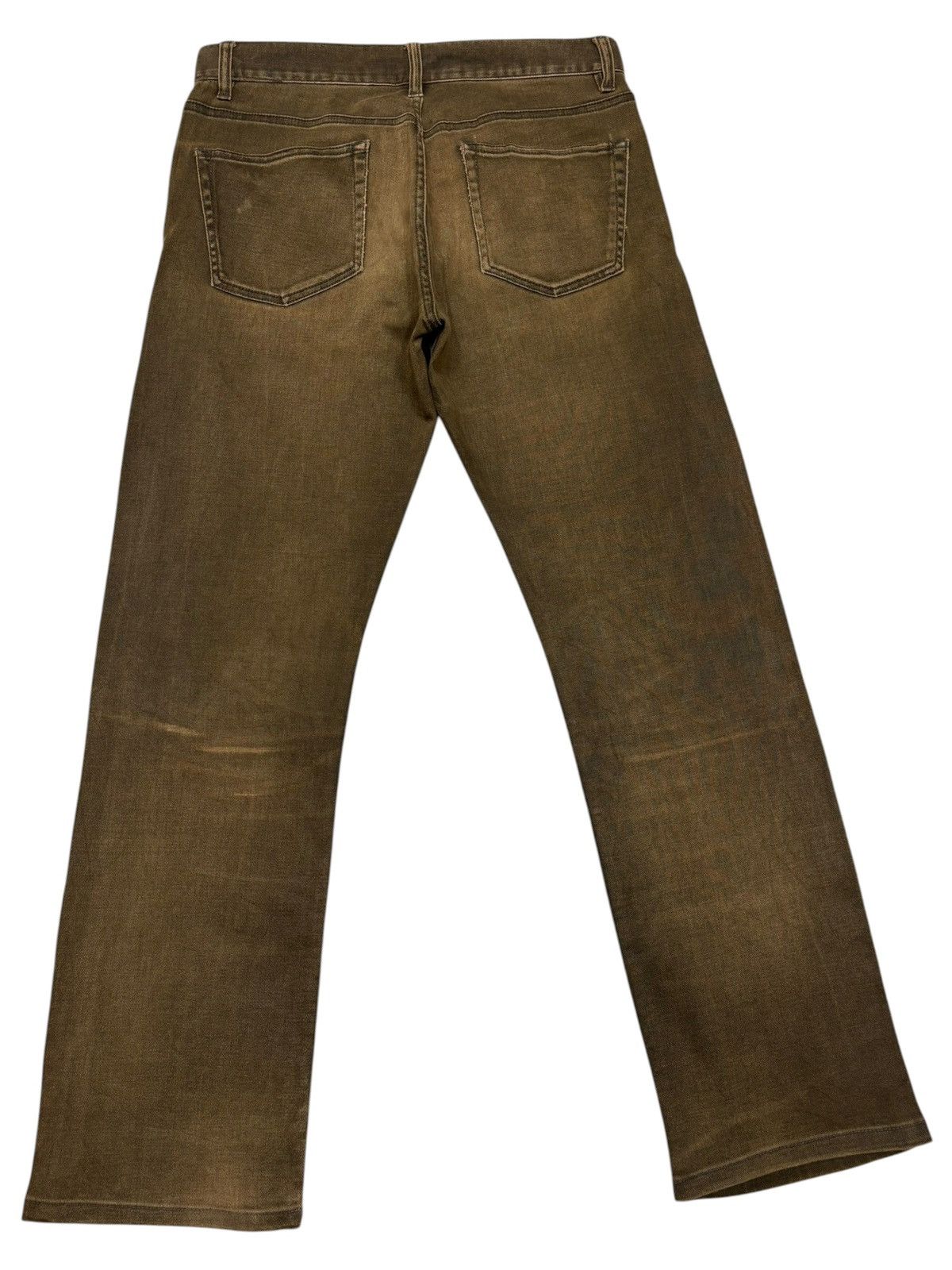 14th Addiction RUSTY BROWN VINTAGE ALDELIO DISTRESSED BROWN PANTS Size US 32 / EU 48 - 4 Thumbnail