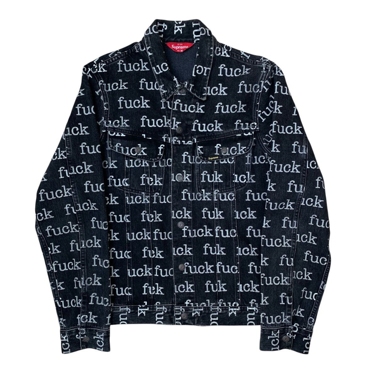 Supreme SS13 Fuck denim jacket Size US M / EU 48-50 / 2 - 1 Thumbnail