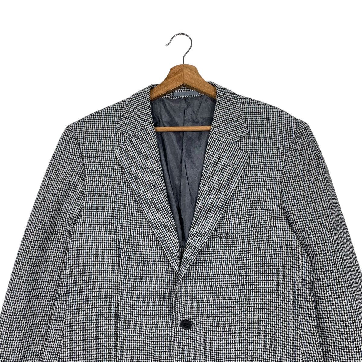 Burberry Burberry London Houndstooth Blazer Jacket Size US M / EU 48-50 / 2 - 2 Thumbnail