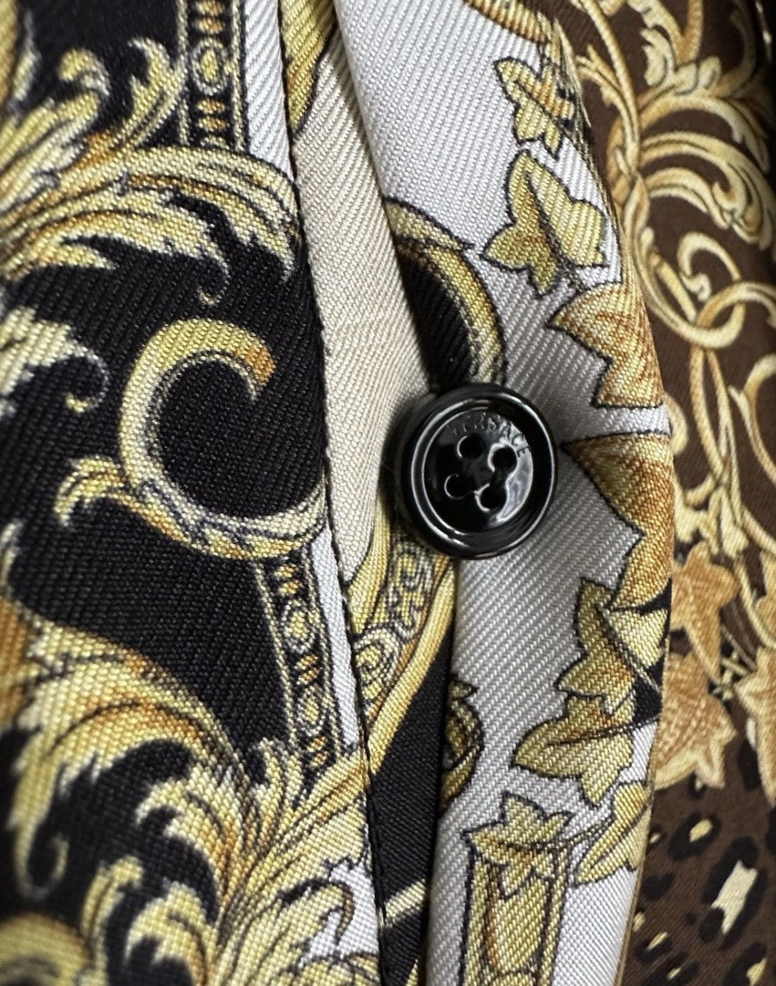 Versace Versace Iconic Baroque Ascot Blouse Silk Size IT38! Size XS / US 0-2 / IT 36-38 - 8 Thumbnail
