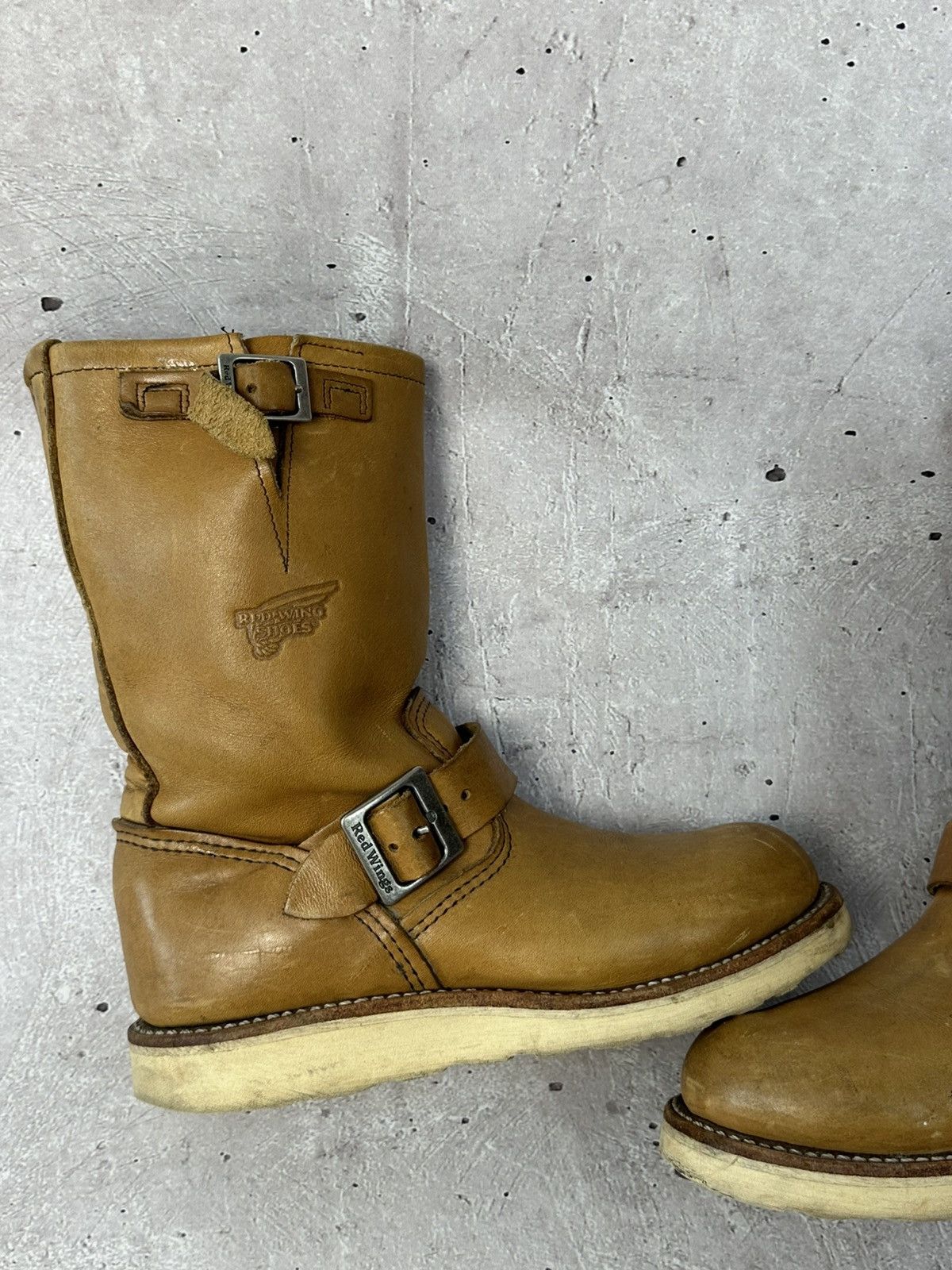 Red Wing Red Wing 9027 Leather Beige Made in USA Women’s Boots Size US 7.5 / IT 37.5 - 8 Thumbnail