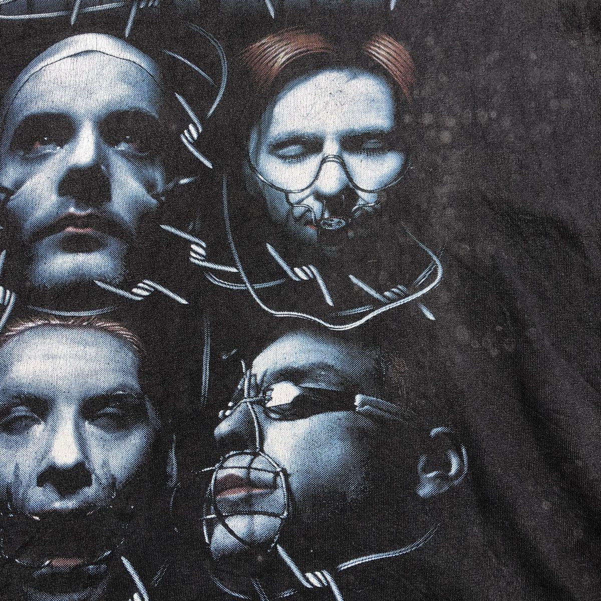 Band Tees × Vintage 🔥Rare🔥Vintage Rammstein Heavy Metal Band Big Image Promo Tee Size US XL / EU 56 / 4 - 4 Thumbnail