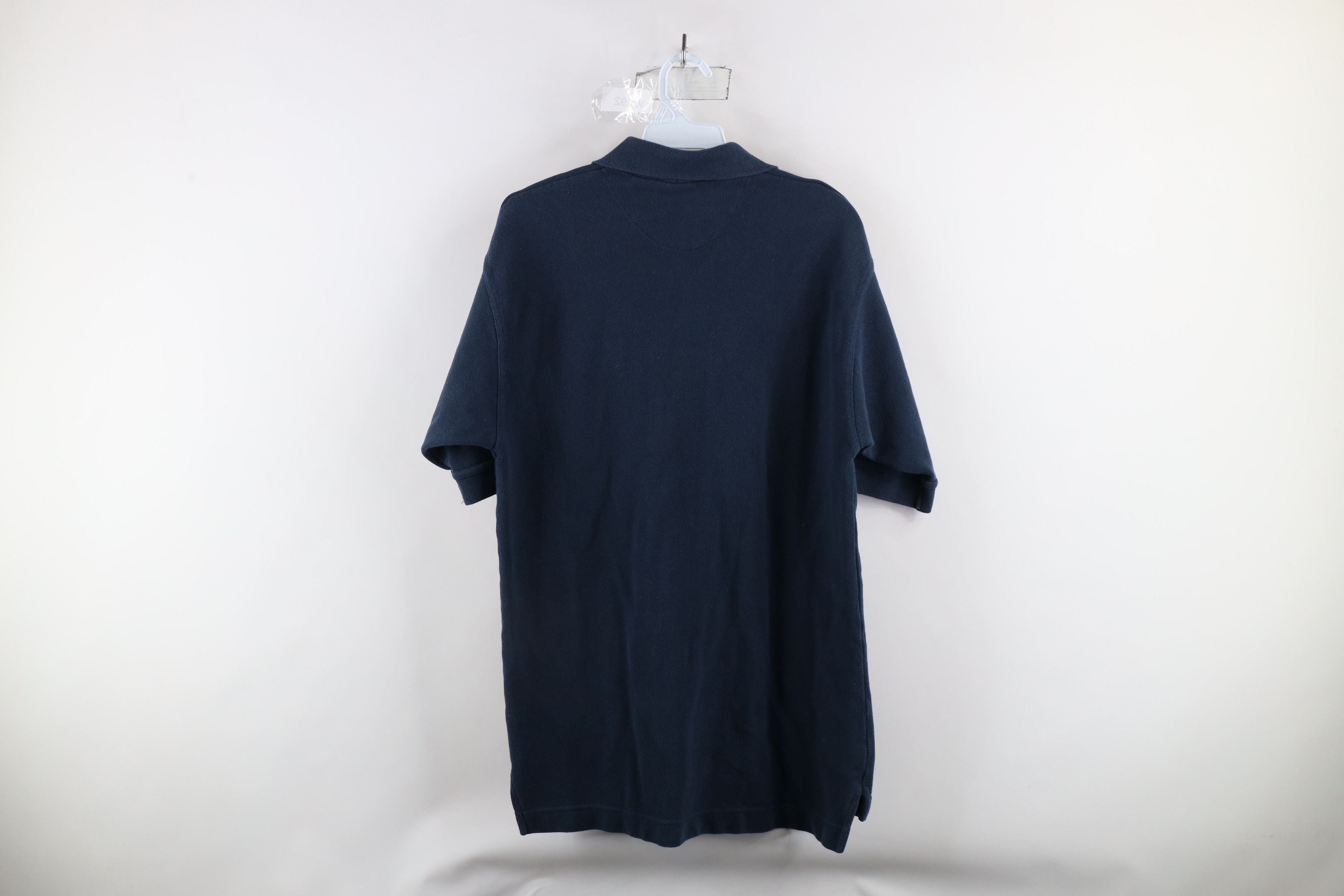 Levi's × Vintage Vintage 90s Levis Spell Out Pique Cotton Collared Polo Shirt Size US S / EU 44-46 / 1 - 8 Thumbnail