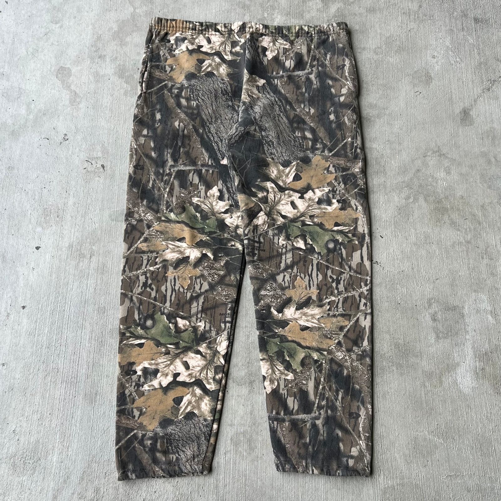 Vintage realtree camo essential blank cotton sweatpants