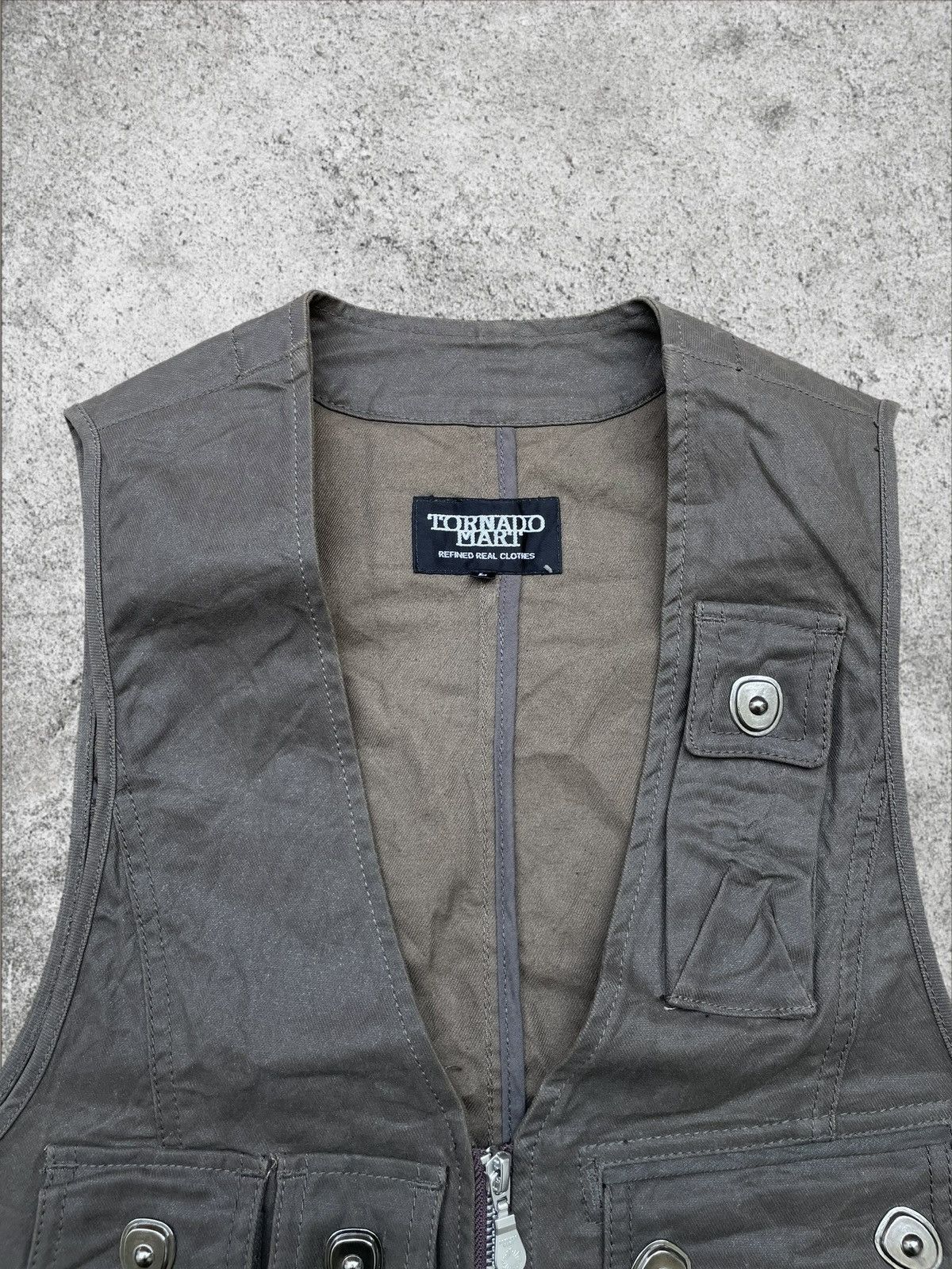 Tornado Mart 2000s Tornado Mart - 3D Pocket Vest Jacket Size US M / EU 48-50 / 2 - 2 Thumbnail