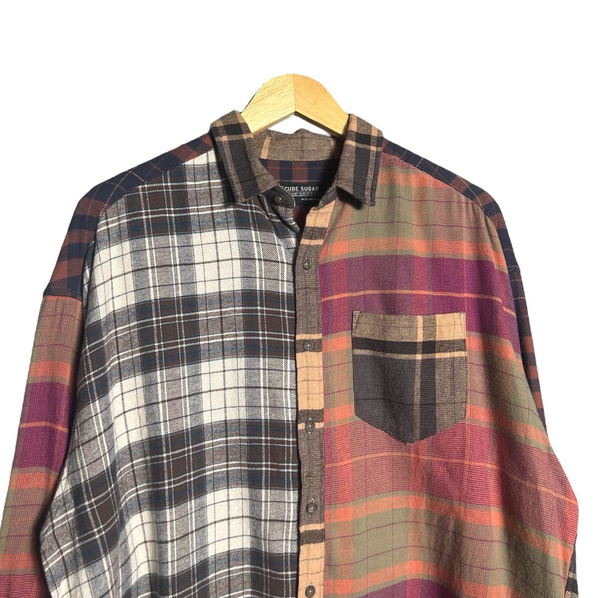Japanese Brand Cube Suger Button Up Shirt Size XL / US 12-14 / IT 48-50 - 3 Thumbnail