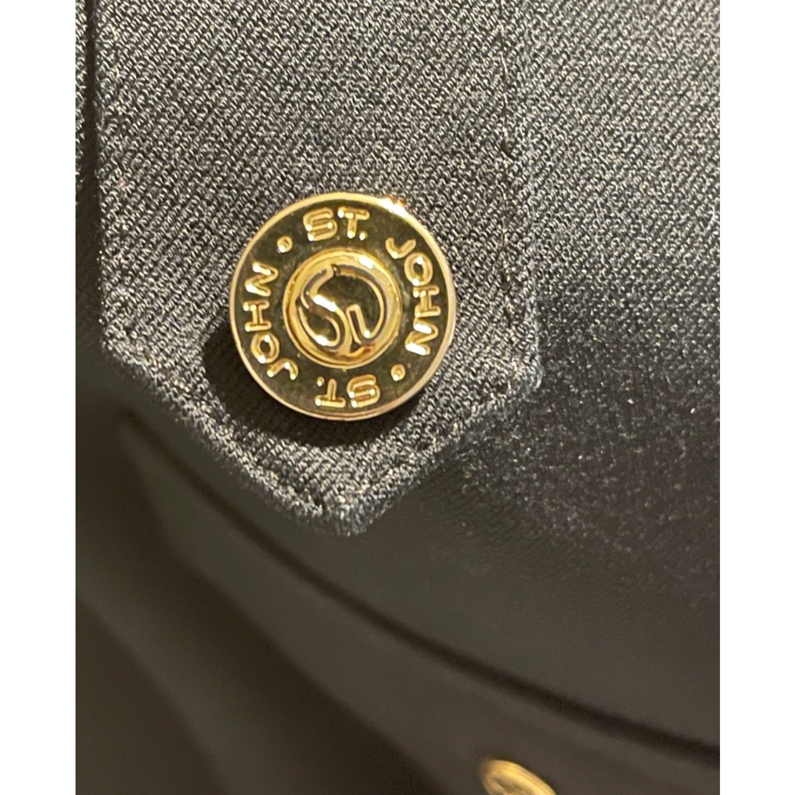 Essentials VINTAGE St John Sport Essentials By Marie Gray Black Cargo Pants 35x30.5 Size Size 24" / US 00 / IT 34 - 6 Thumbnail