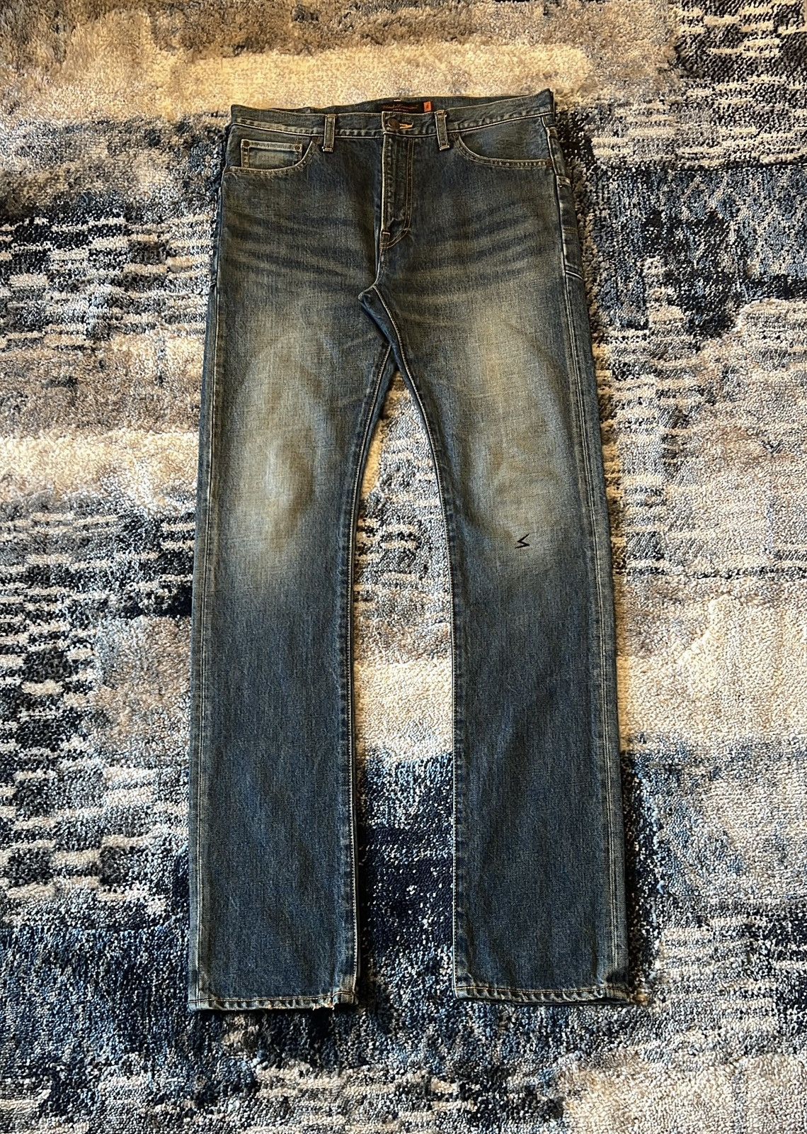 Jun Takahashi Undercover AW05 Mudwash Skull Denim Size US 32 / EU 48 - 2 Thumbnail