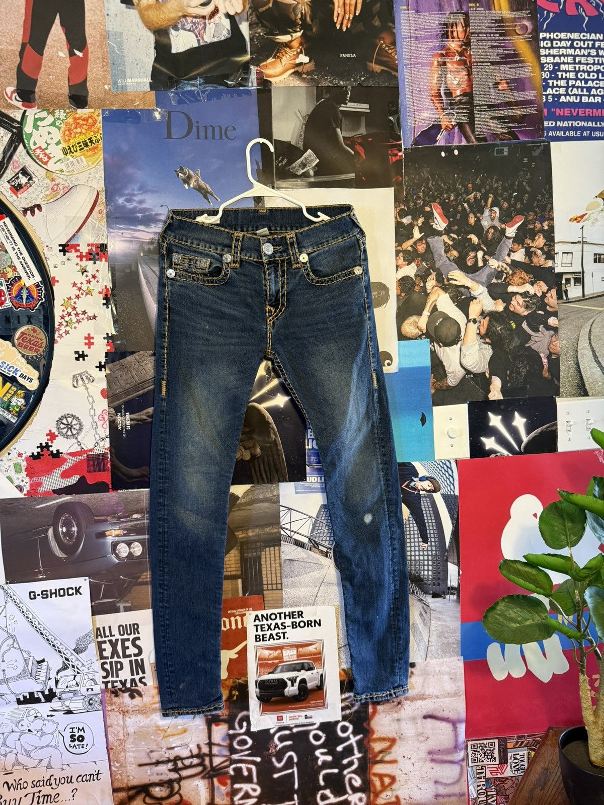 True Religion True Religion ROCCO Relaxed Skinny Jeans Size 29 Size 29" - 12 Thumbnail