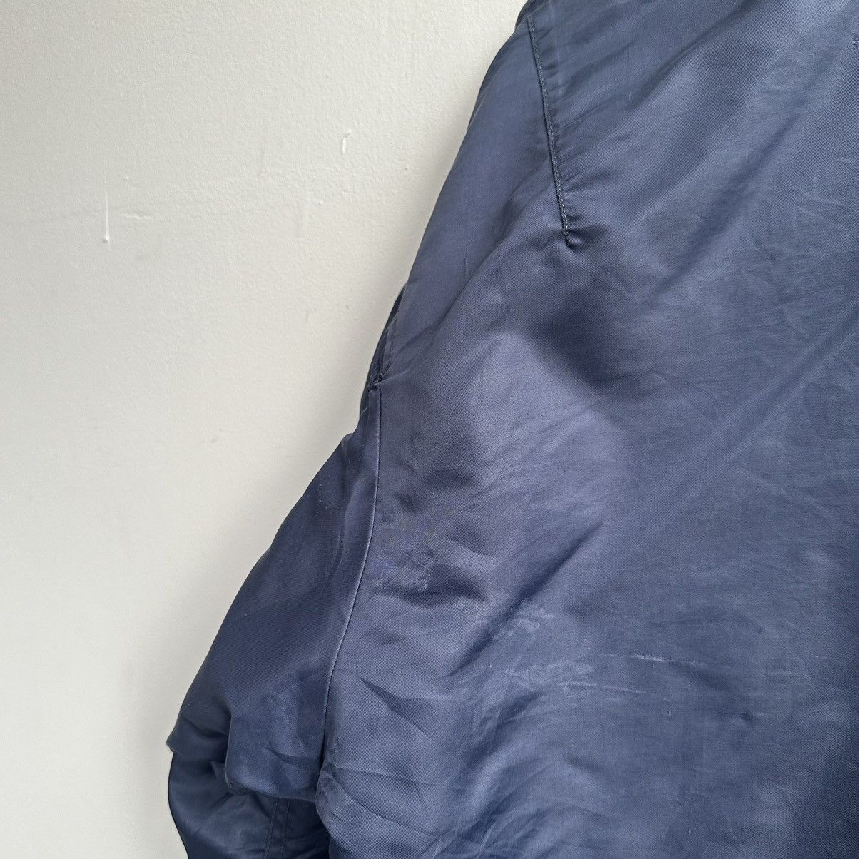 Vintage Vintage MA-1 Y2K Blue Militari Flyght Bomber USA Jacket Size US L / EU 52-54 / 3 - 19 Thumbnail
