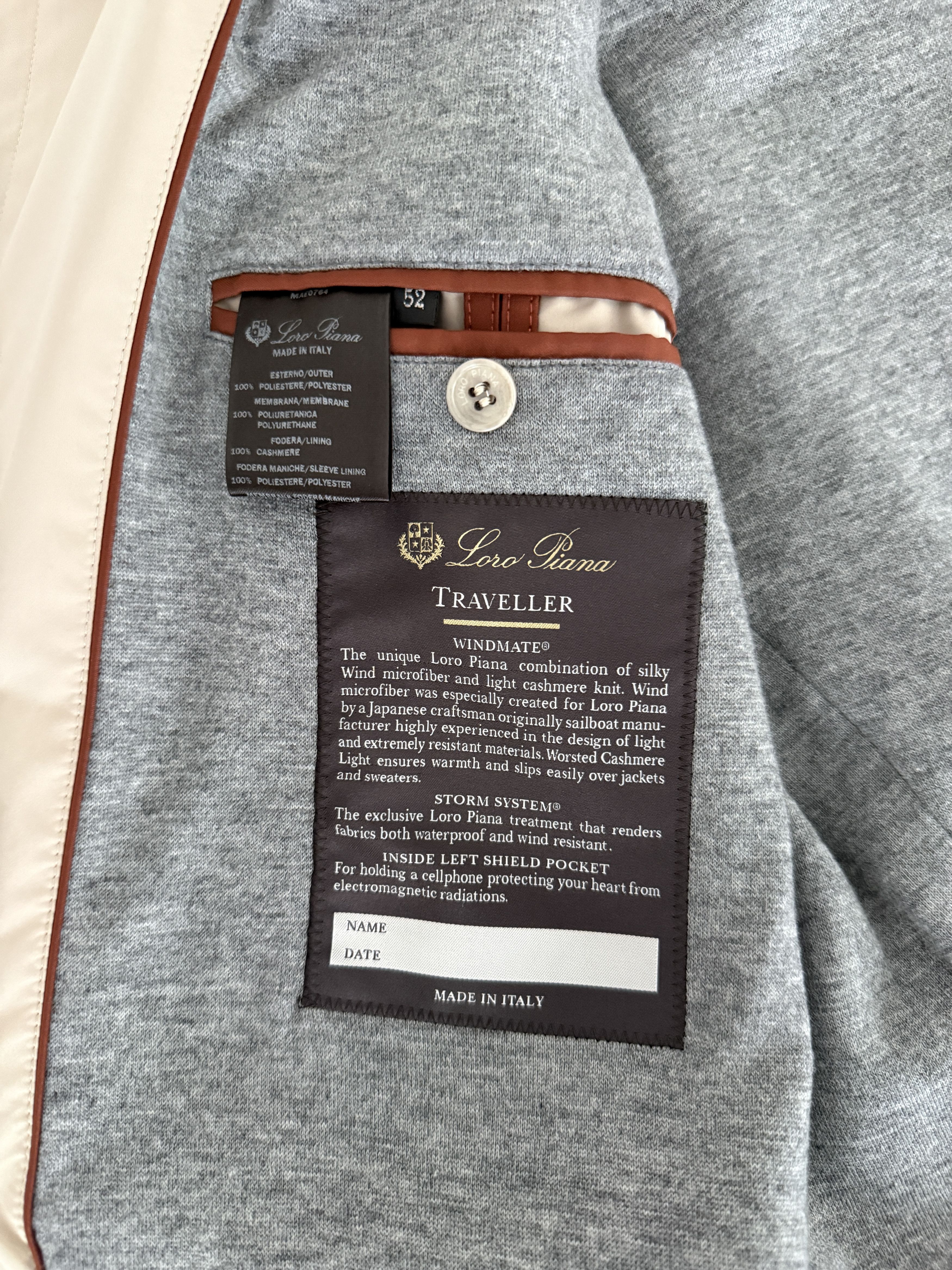 Loro Piana Windmate Traveller Jacket Size US L / EU 52-54 / 3 - 5 Thumbnail