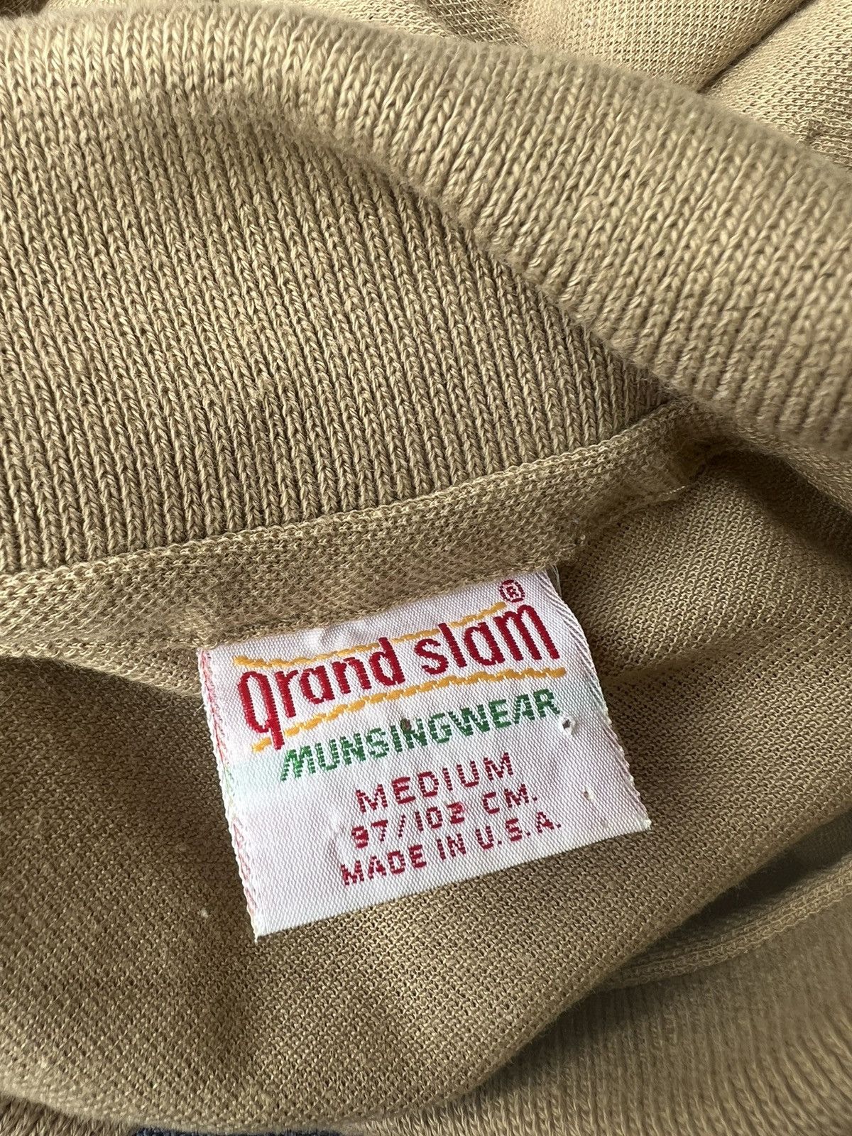 Grand Slam × Vintage Vintage 80s Grand Slam Munsingwear Polo Shirt Size US M / EU 48-50 / 2 - 19 Thumbnail