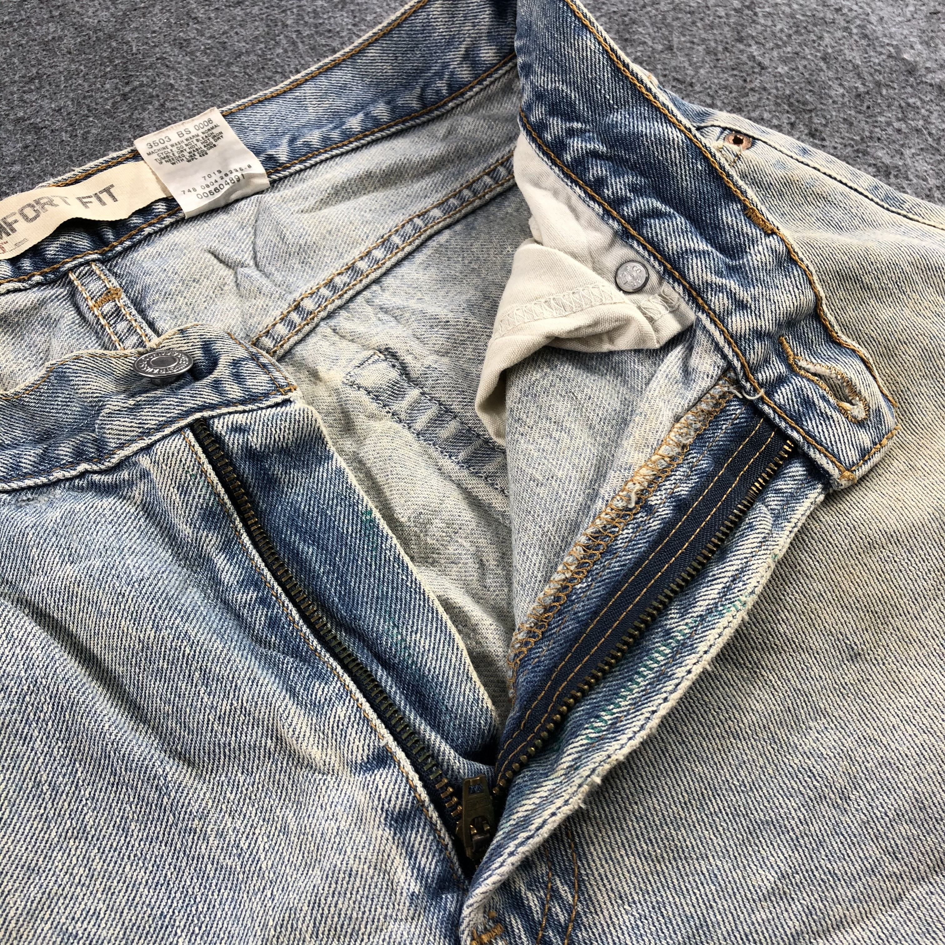 Levi's Vintage Light Wash Levis 560 Jeans-J2280 Size US 32 / EU 48 - 9 Thumbnail