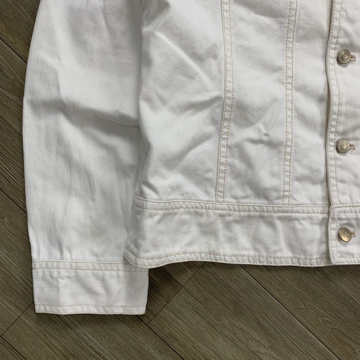 Japanese Brand Enrico Coveri Bandiera Trucker Fur Jeans Jacket Size US L / EU 52-54 / 3 - 6 Thumbnail