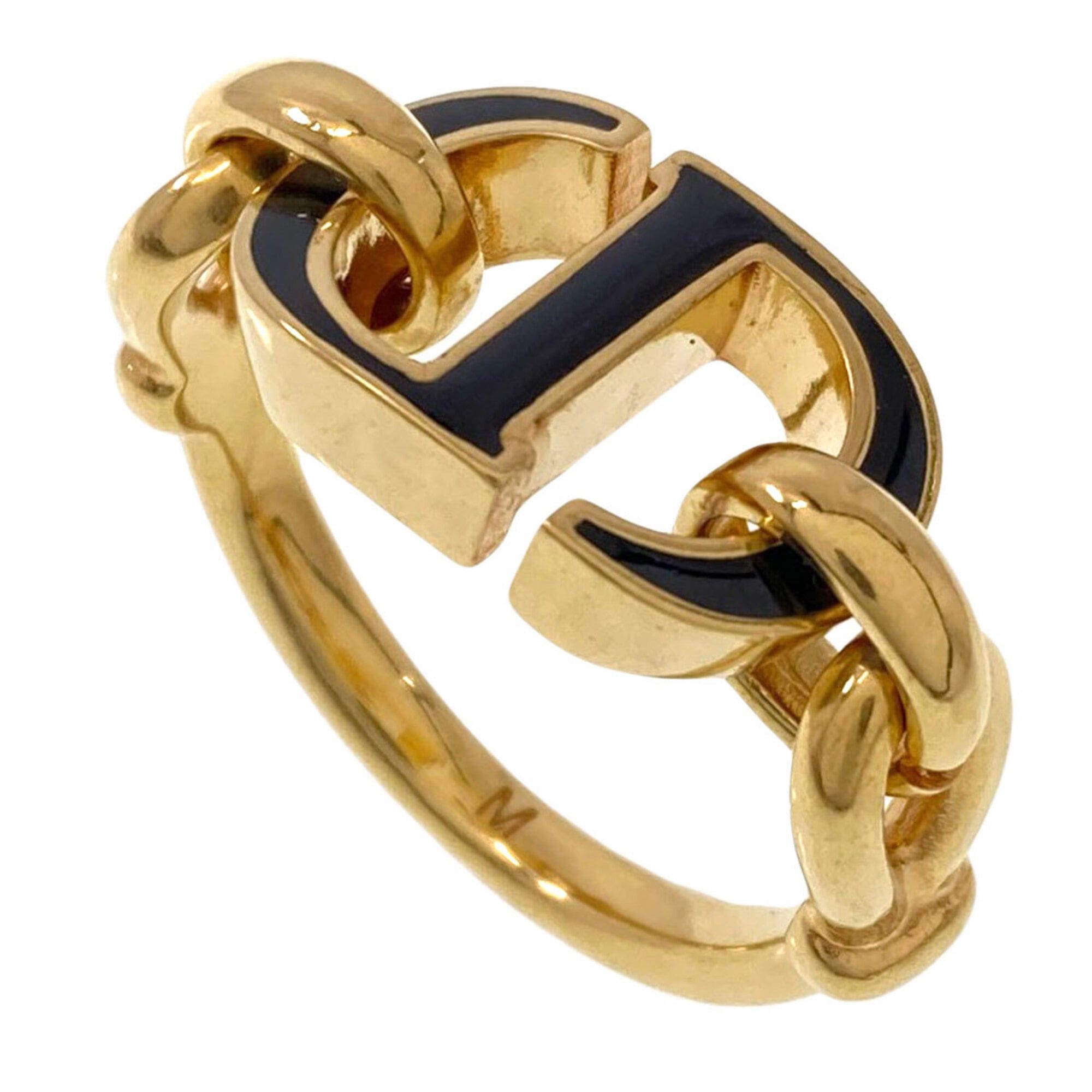 Dior Christian Dior 30 Montaigne CD Logo Ring - Metal Women's Size ONE SIZE - 1 Thumbnail