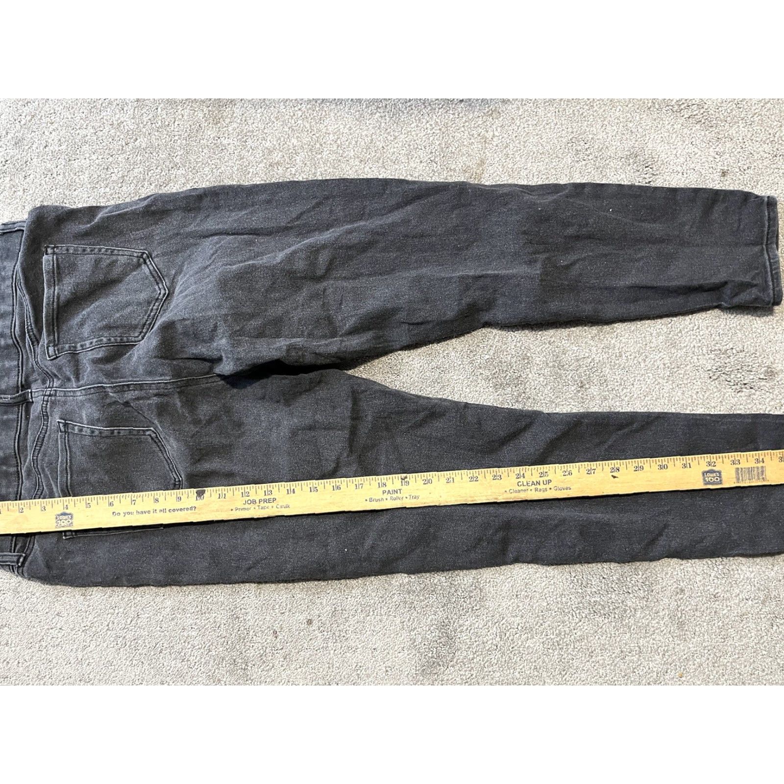 Isaac Mizrahi Isaac Mizrahi Missy Jeans Black Medium High Rise Tapered Leg Slim EUC Size 32" / US 10 / IT 46 - 7 Thumbnail