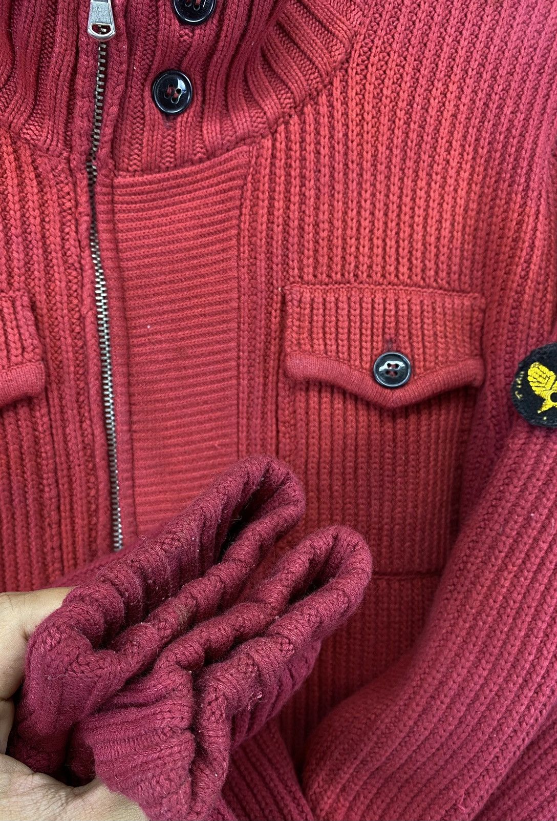 Avirex Vintage Avirex Civilian & Military Tailors Knitted Jacket Size US M / EU 48-50 / 2 - 13 Thumbnail