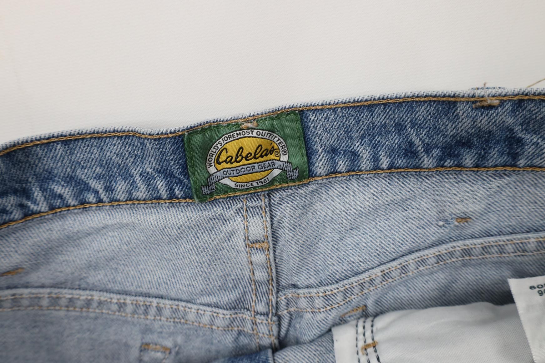 Cabelas Vintage Y2K Cabelas Fit Straight Leg Denim Jeans Blue Size US 34 / EU 50 - 9 Thumbnail