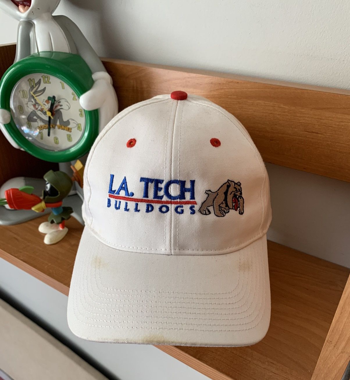 1995 Vintage The Game NCAA LA Tech Bulldogs Snapback Hat