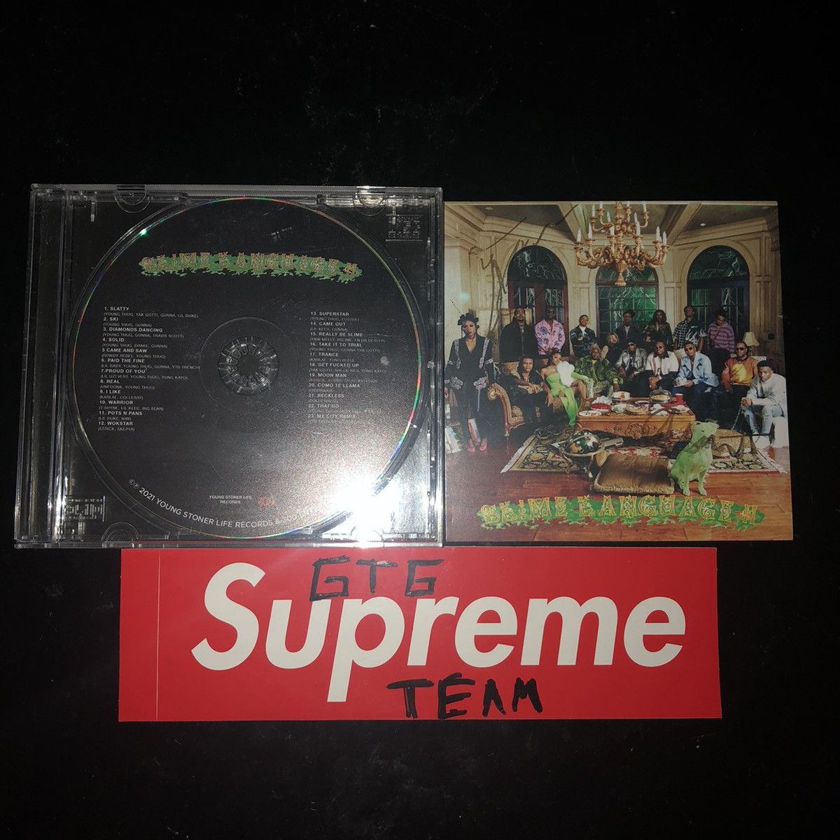 Rap Tees Young Thug and Gunna Signed SL2 CD Size ONE SIZE - 4 Thumbnail