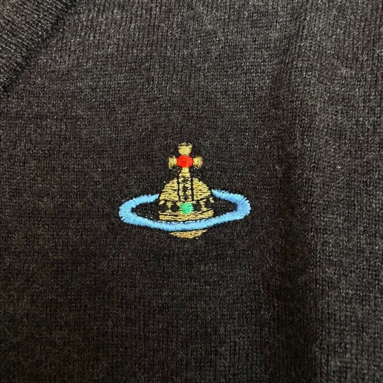 Vivienne Westwood Vivienne Westwood Dark grey wool sweater knit top Size XS / US 0-2 / IT 36-38 - 3 Thumbnail