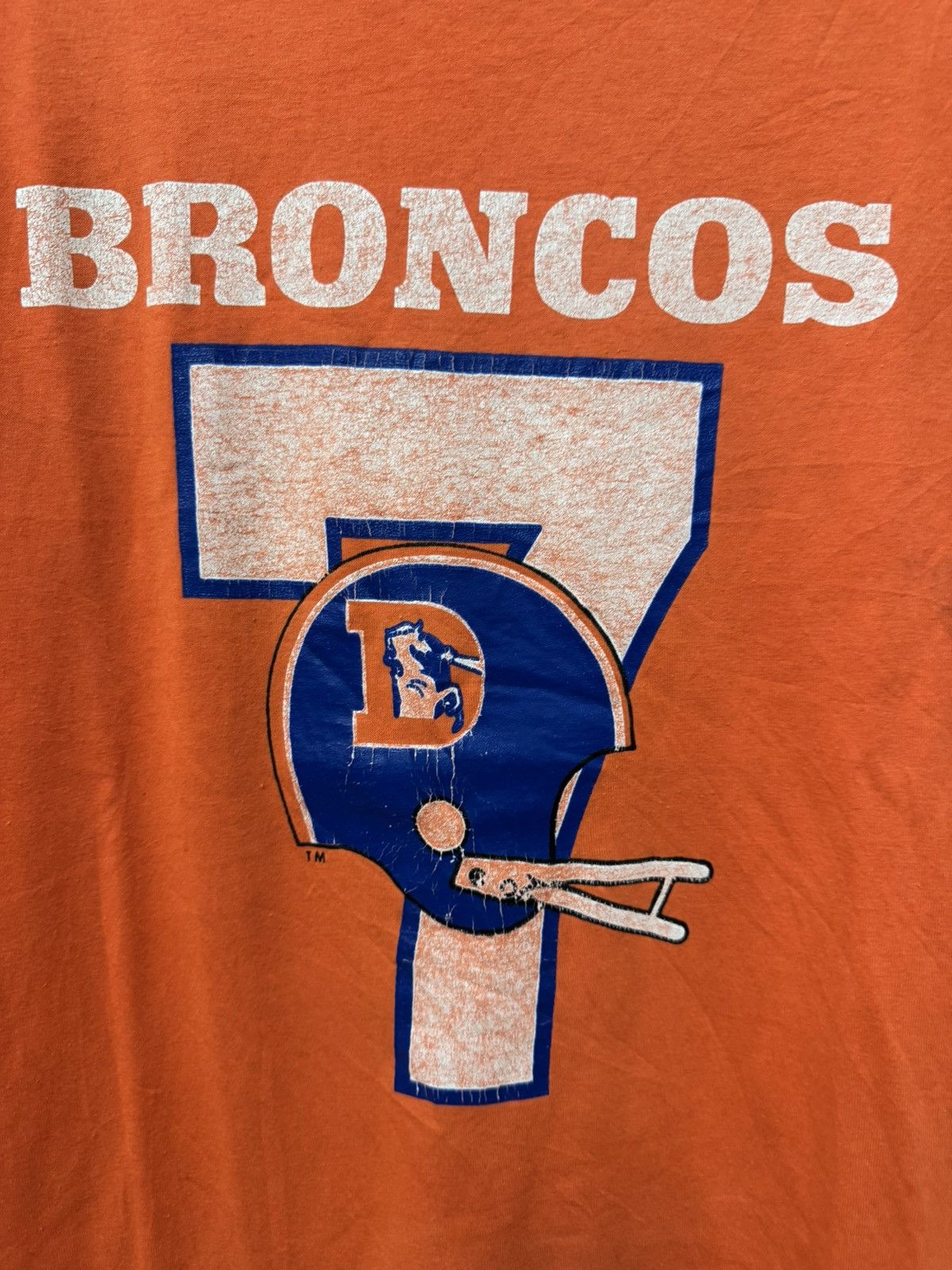 Champion Vintage 80’s Champion Broncos 7 Football American T shirt Size US L / EU 52-54 / 3 - 2 Thumbnail
