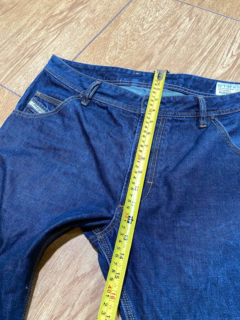 Diesel DIESEL KROOLEY Men’s Straight Fit Denim Jeans Everyday Wear Size US 34 / EU 50 - 19 Thumbnail