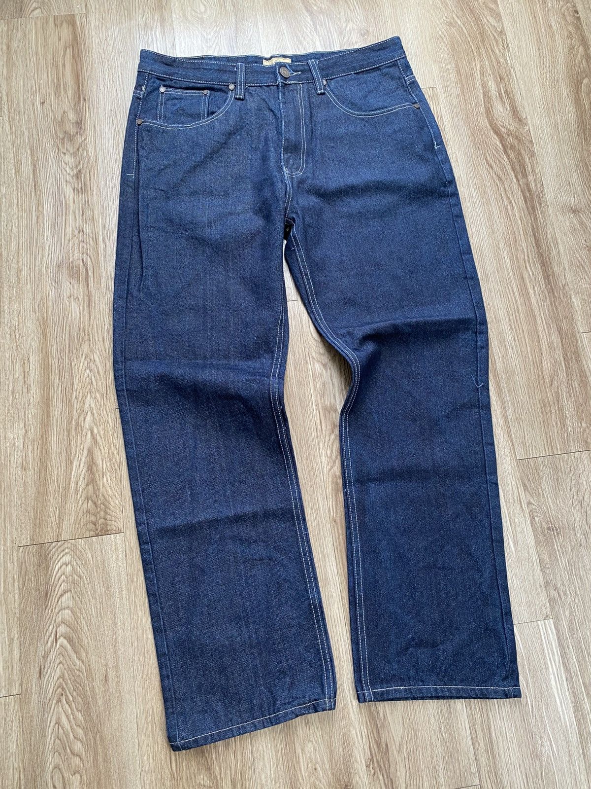 Japanese Brand × Jean VENO Y2K RAW INDIGO DENIM JEANS Size US 36 / EU 52 - 5 Thumbnail