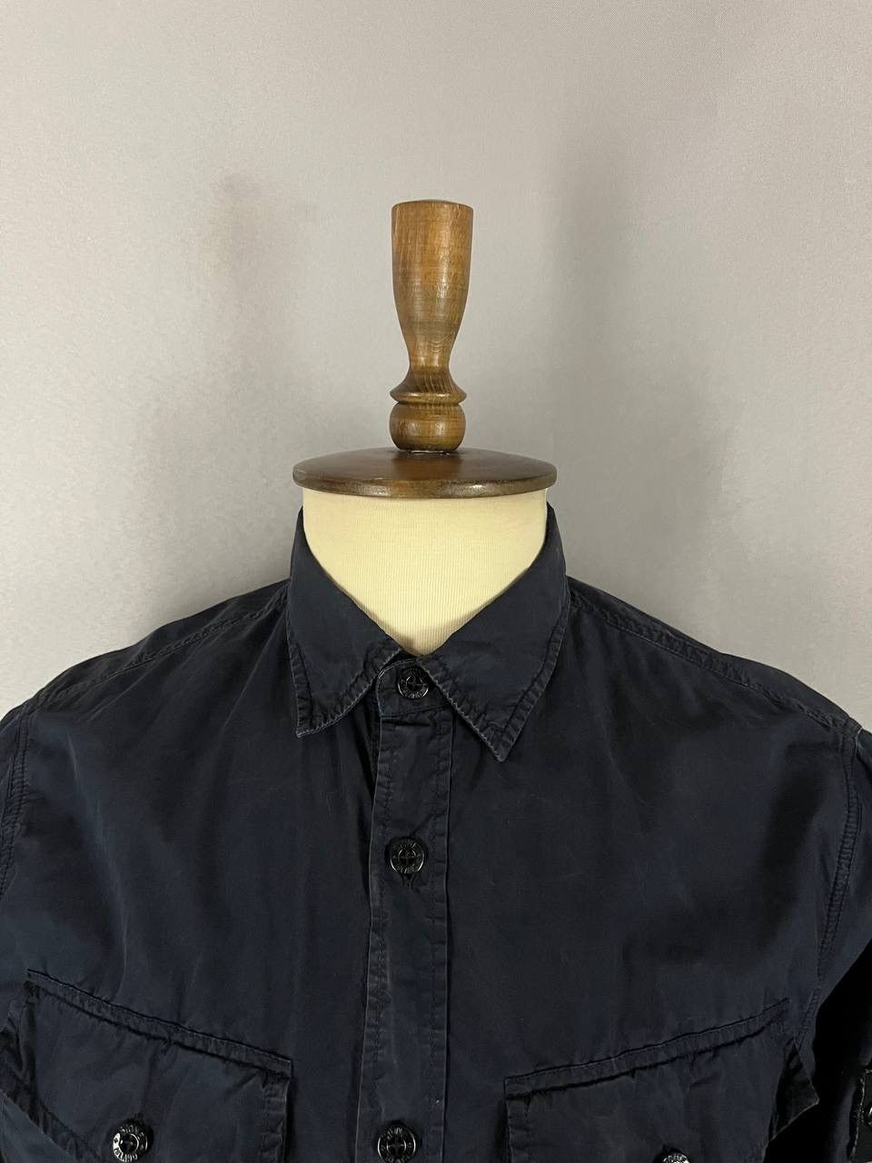Stone Island Stone Island Navy Over Shirt Jacket Light Size US L / EU 52-54 / 3 - 3 Thumbnail