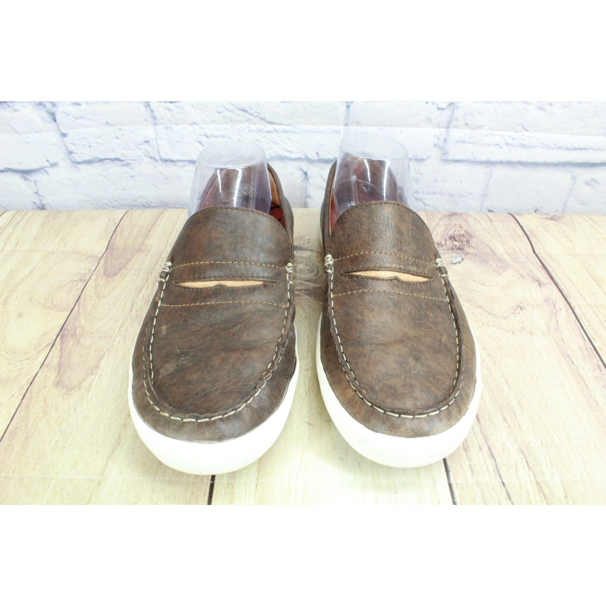 L.L. Bean LL Bean Men's Mountainville Shoes Penny Slip On Leather Brow Size US 8.5 / EU 41-42 - 5 Thumbnail