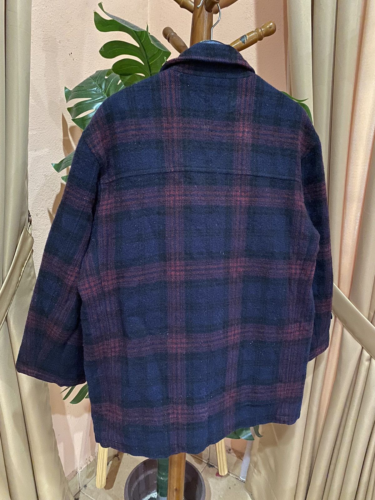 Japanese Brand New Yorker Woolen Plaid Jacket, Medium - Classic Style Size US M / EU 48-50 / 2 - 14 Thumbnail