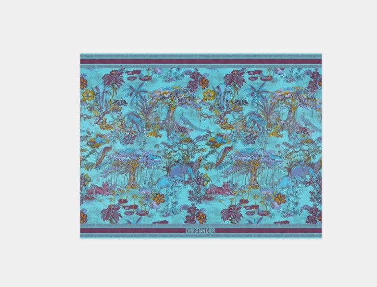Dior o1w1db10425 34JOU33 Size: OS / Voyage Sarong in Multicolor Size ONE SIZE - 2 Thumbnail