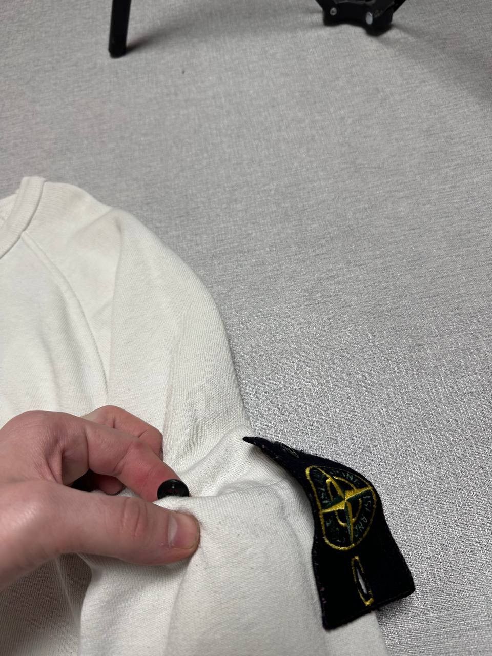 Stone Island Stone Island Crew Neck Sweatshirt WHITE Size M Size US M / EU 48-50 / 2 - 8 Thumbnail