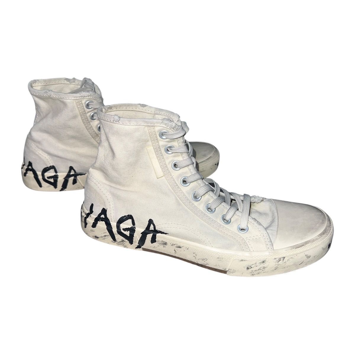 Balenciaga BALENCIAGA 2022AW "PARIS" High-Top Sneakers Size US 8 / EU 41 - 3 Thumbnail