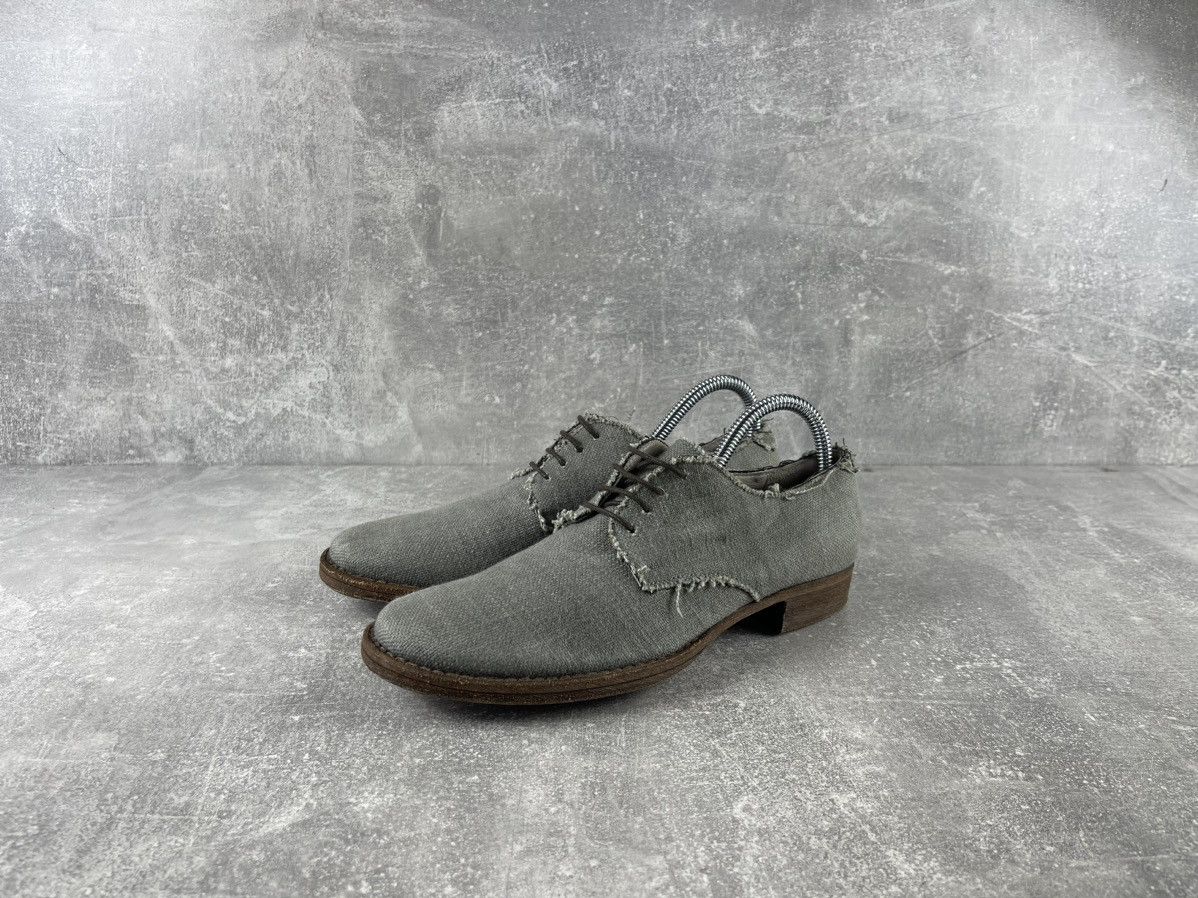 Other Minimalist Avant Garde Gray Marsala Denim Formal Shoes Size US 8 / IT 38 - 1 Thumbnail