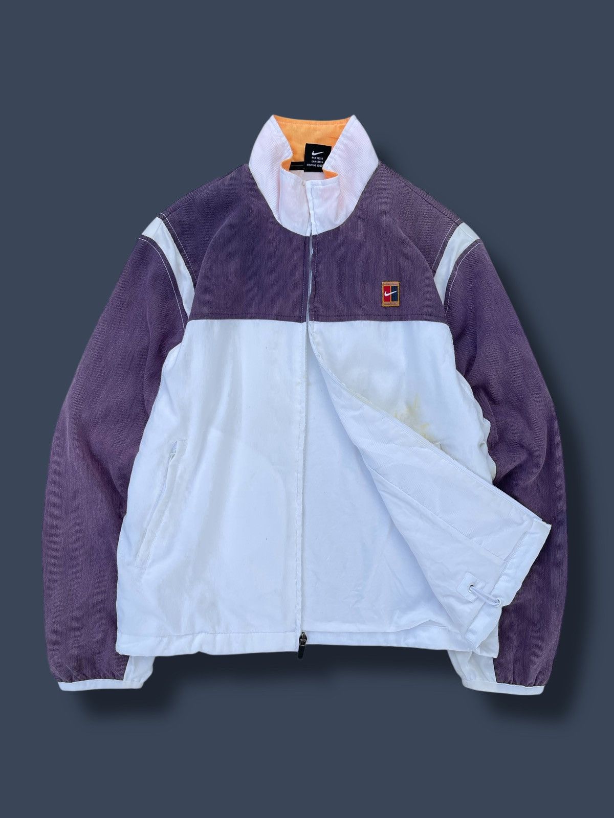 Nike × Nike ACG × Vintage 🔥Vintage 90s Nike Court Logo Sweater Jacket Size US M / EU 48-50 / 2 - 2 Thumbnail