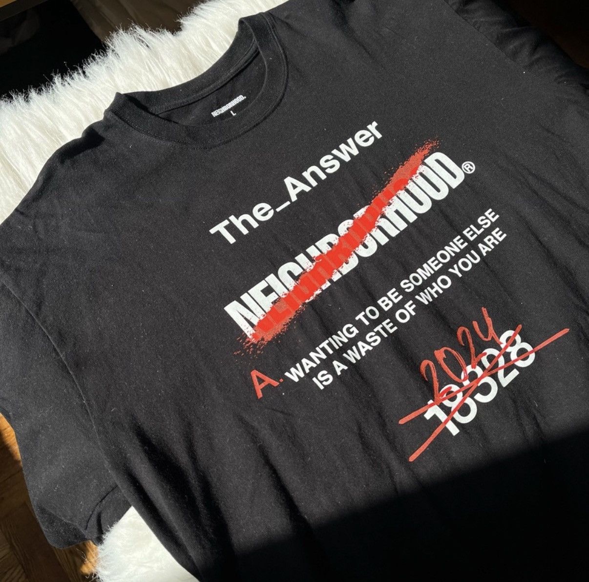 Neighborhood Neighborhood The Answer SS13 T-Shirt Size US L / EU 52-54 / 3 - 1 Thumbnail