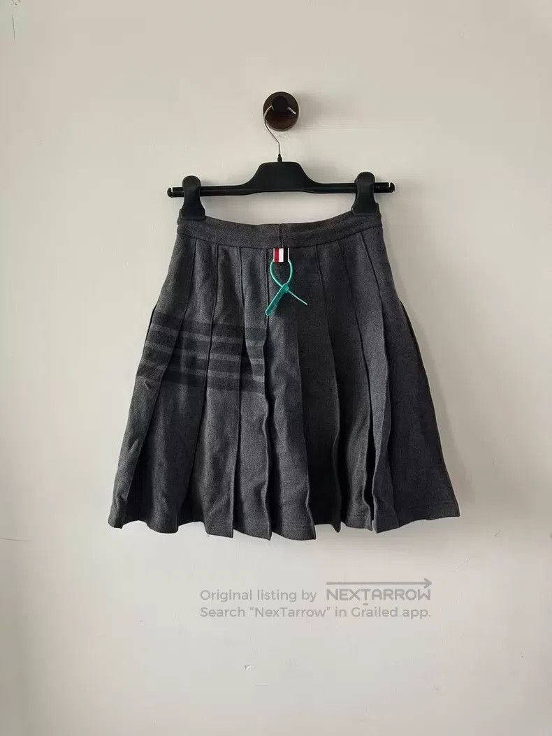 Thom Browne Thom Browne Dark gray pleated skirt Size 24" / US 00 / IT 34 - 2 Thumbnail