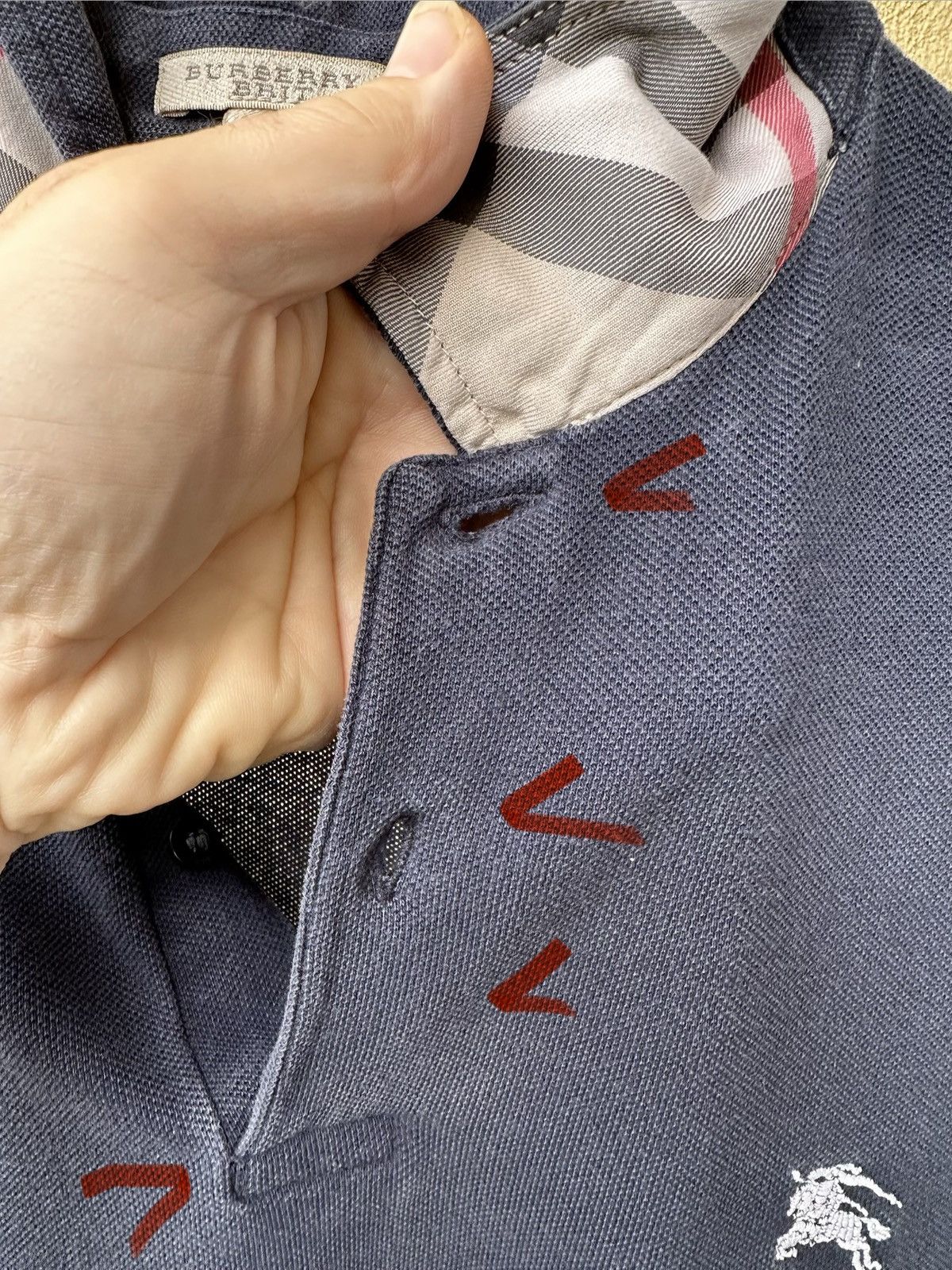 Burberry Burberry polo size L dark blue Size US L / EU 52-54 / 3 - 14 Thumbnail