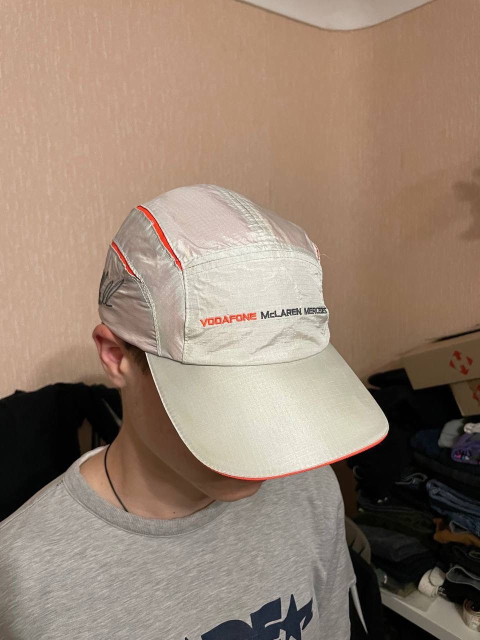 Malcolm McLaren × Mercedes-Benz Vodafone McLaren Mercedes Fernando Alonso Lewis Hamilton Cap Size ONE SIZE - 1 Thumbnail