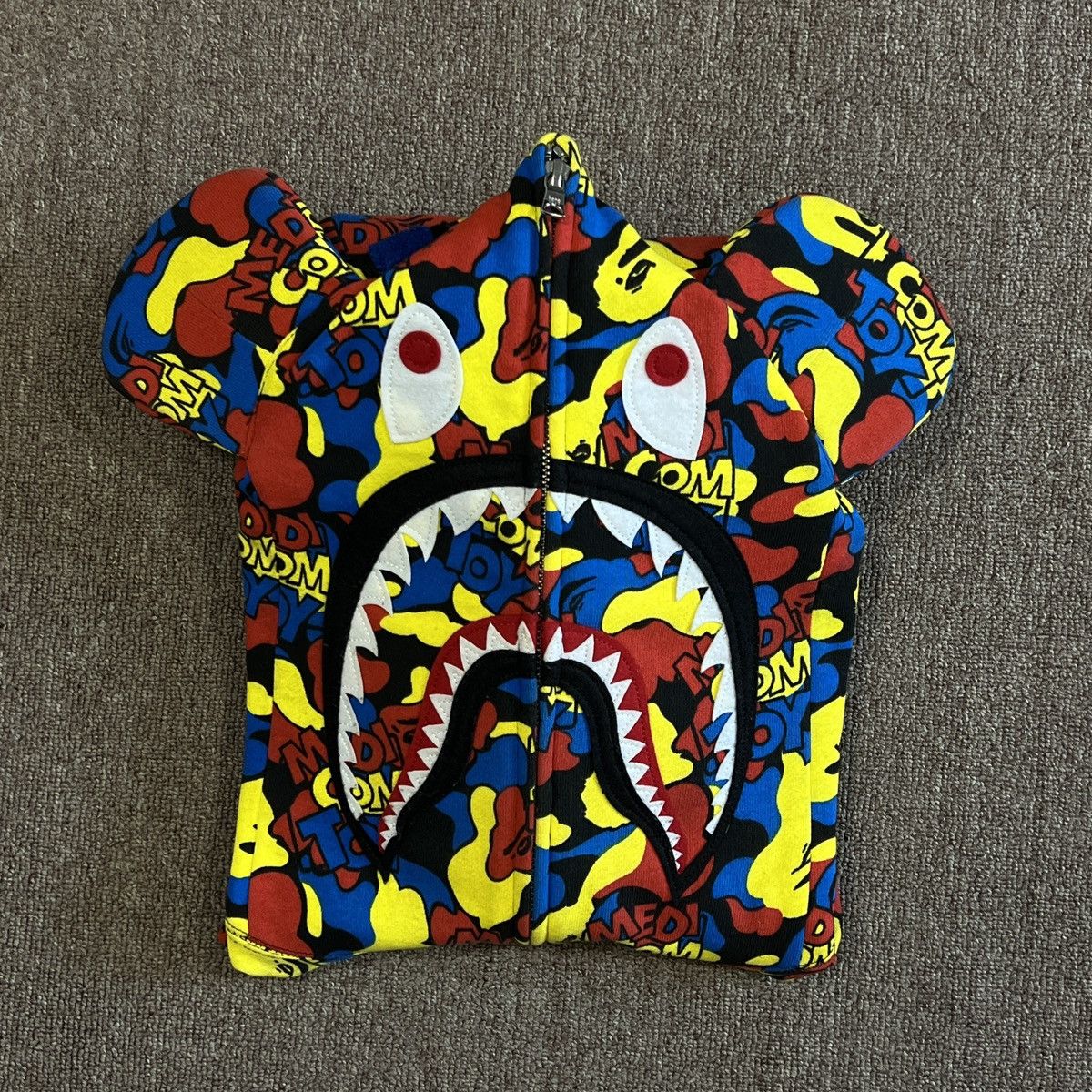 BAPE x Medicom Toy Camo Bear Pillow Multi