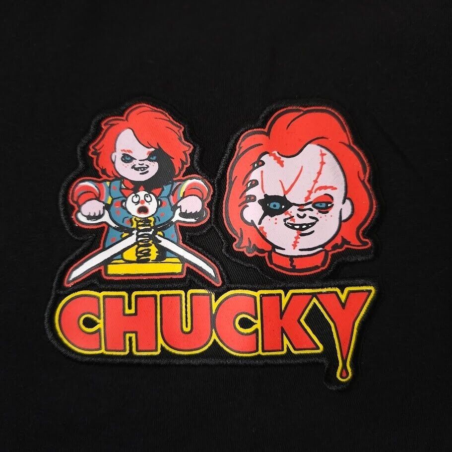 Other Chucky T Shirt Mens Size Medium Black All Over Print Childs Size US M / EU 48-50 / 2 - 3 Thumbnail