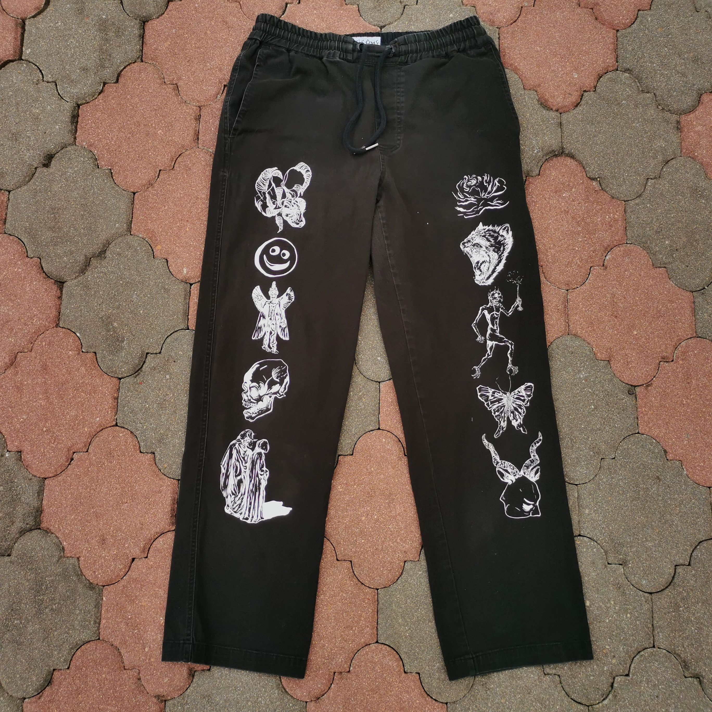 Welcome Design Store Welcome Casual Satanic Design Pants Size US 32 / EU 48 - 1 Thumbnail
