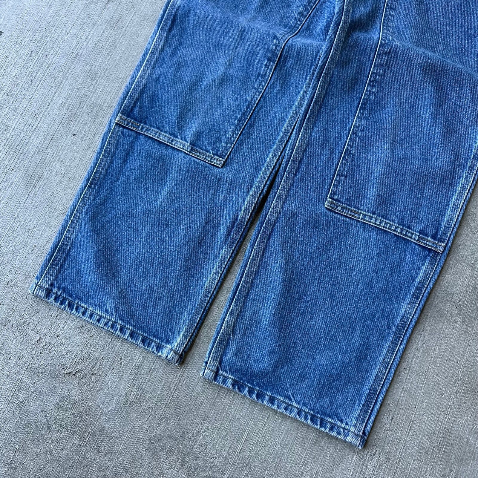 Carhartt Vintage Y2K Carhartt denim blue jeans double knee work pants Size US 32 / EU 48 - 3 Thumbnail