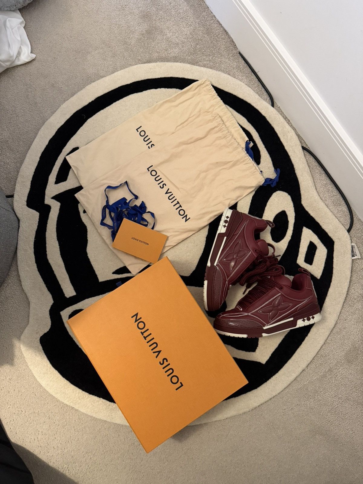 Louis Vuitton Louis Vuitton Skate Sneakers in Bordeaux Red Size US 7.5 / EU 40-41 - 12 Thumbnail