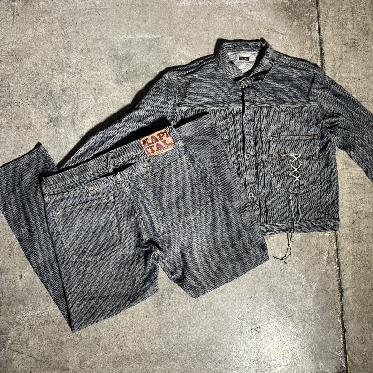 Kapital Kapital Century Denim No. 7+S Westerner Jacket - 42 Long
