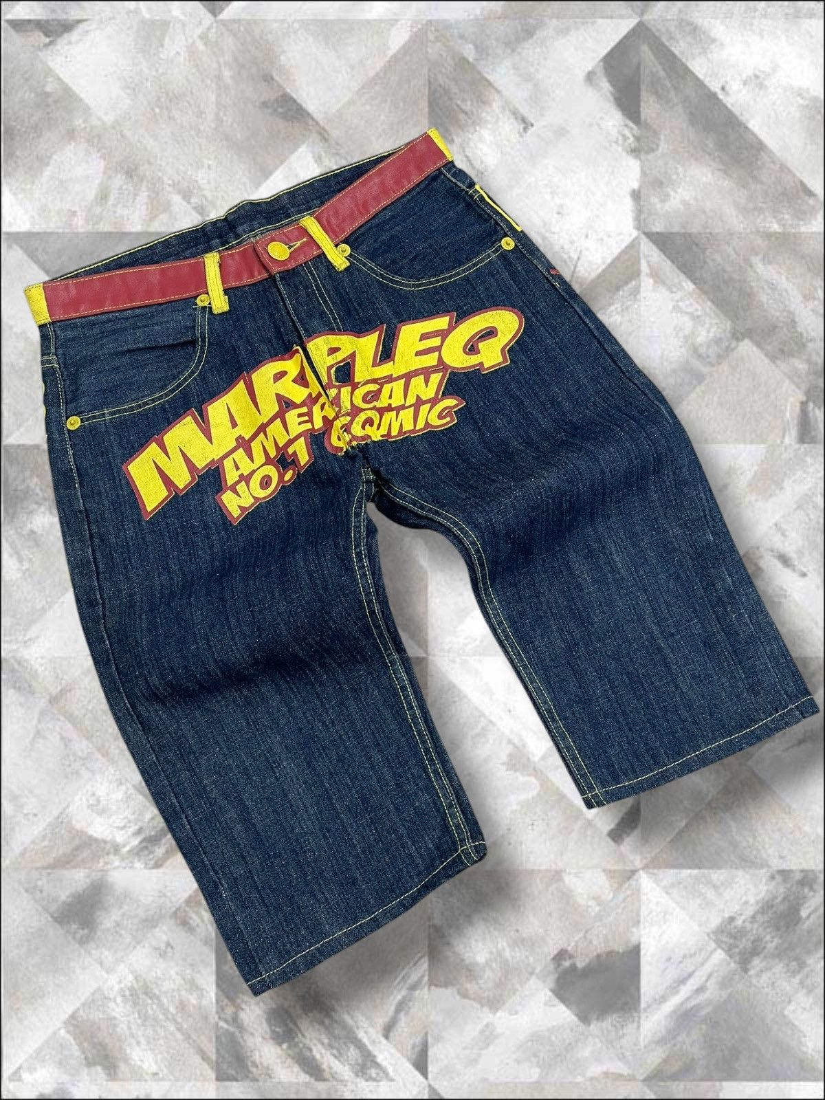 Hysteric Glamour Vintage 1990s Japan Designer Marpleq American Art Daicock Size US 30 / EU 46 - 2 Thumbnail