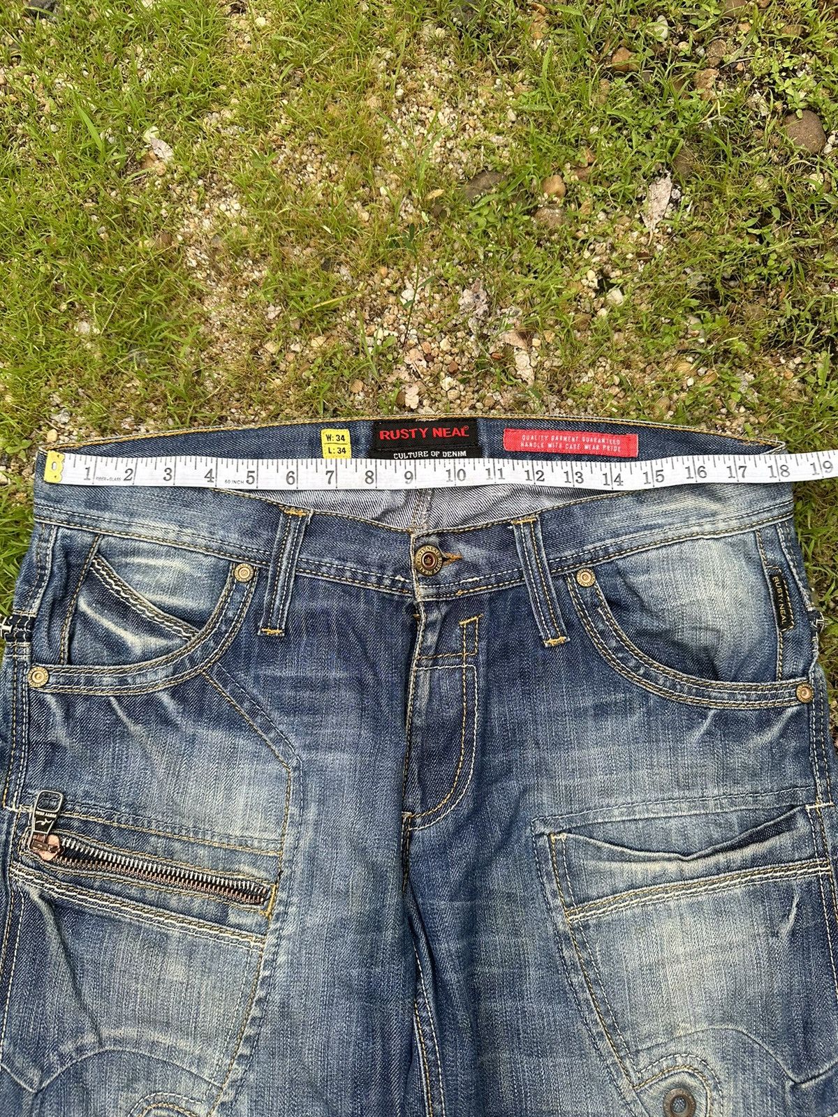 Seditionaries CRAZY RUSTY NEAL CULTURE OF DENIM PANTS W36 Size US 36 / EU 52 - 7 Thumbnail