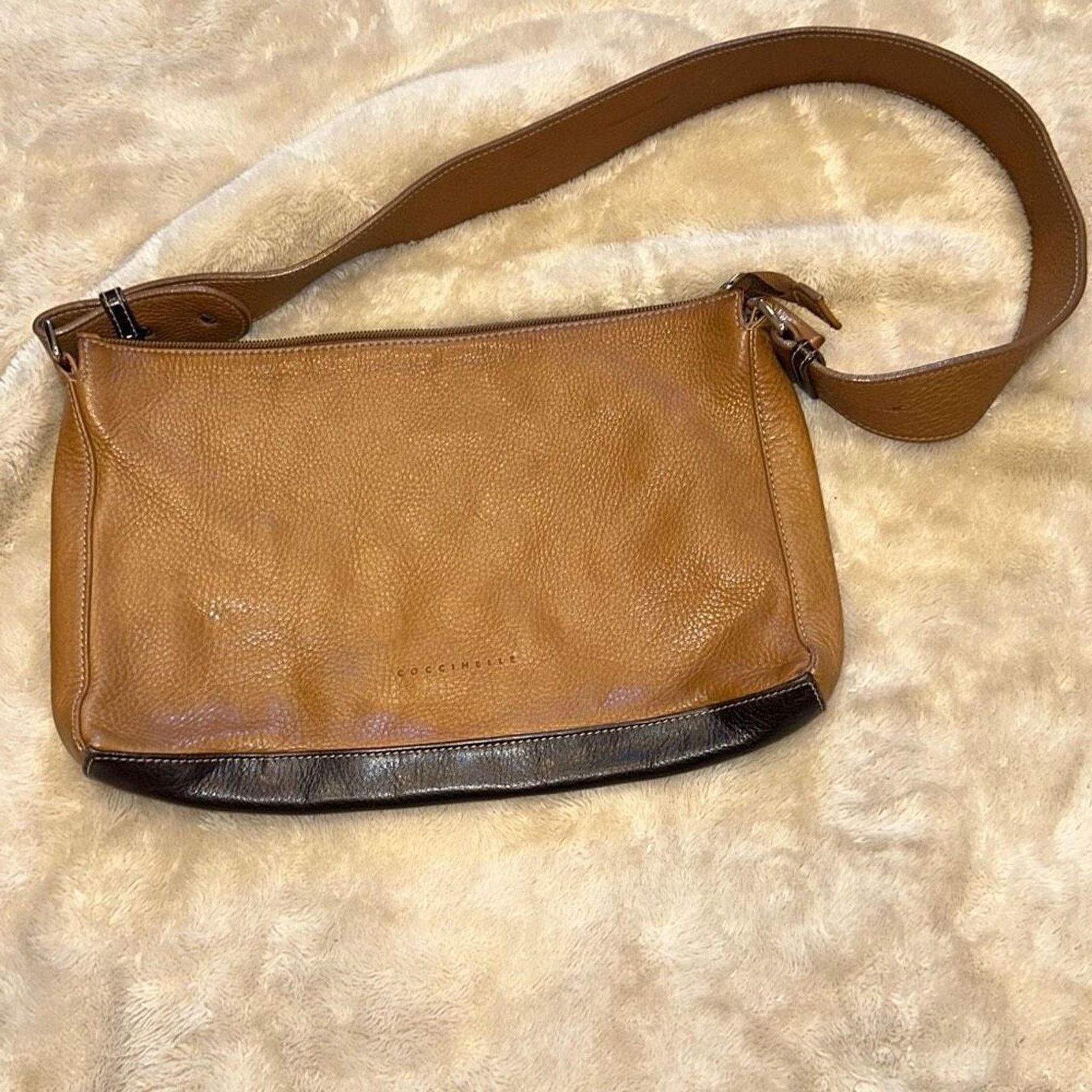 Other Coccinelle Brown Leather Shoulder Bag | Sz OS Size ONE SIZE - 2 Thumbnail